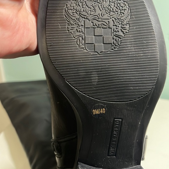 Vince Camuto over the knee wide calf pebbled leather boots - Picture 9 of 9